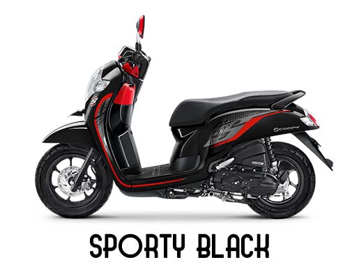 New Honda Scoopy black